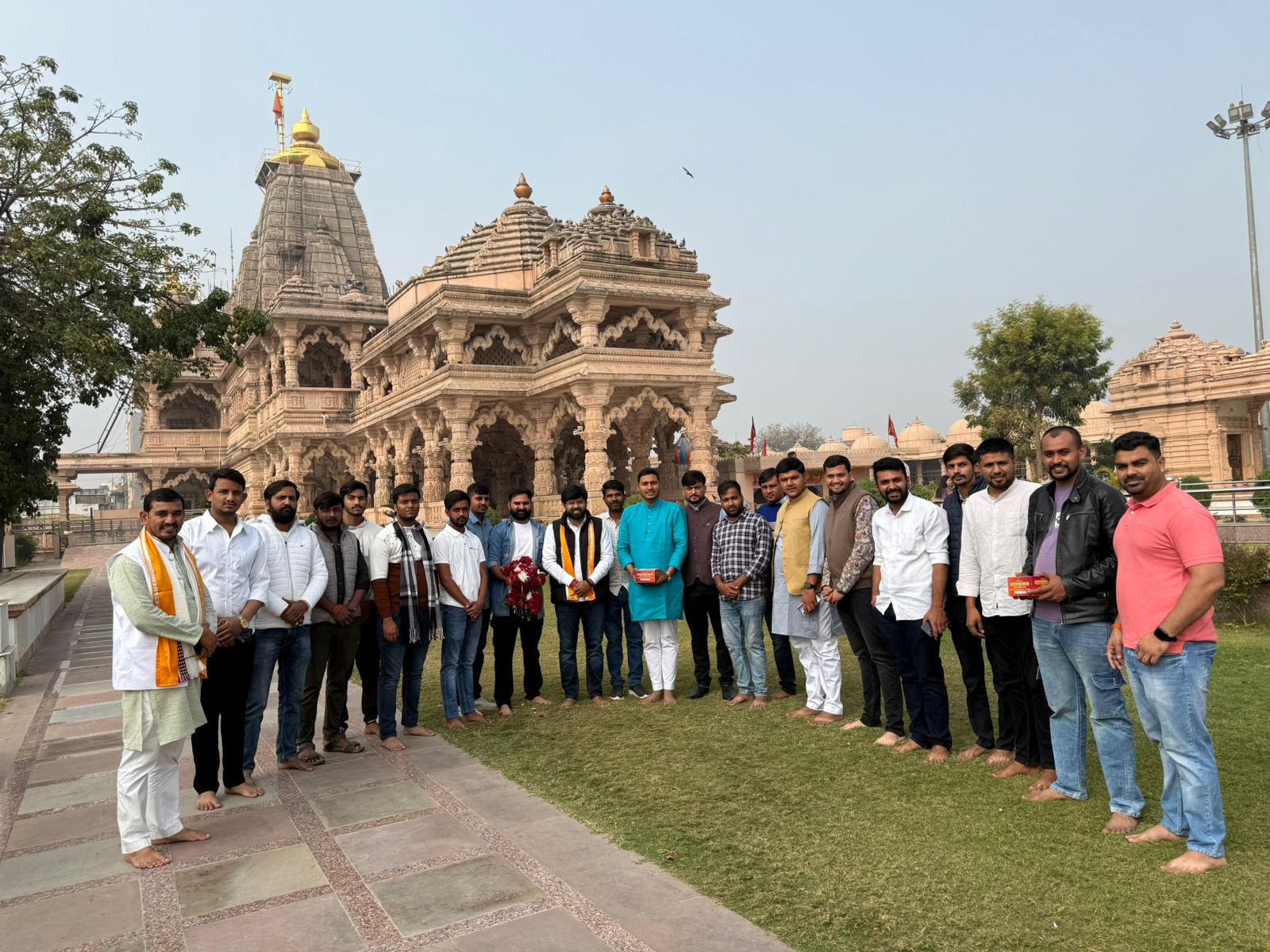 चित्तौड़गढ़ / सांवलियाजी - अखिल भारतीय विद्यार्थी परिषद के राष्ट्रीय महामंत्री ने किए सांवलिया सेठ के दर्शन