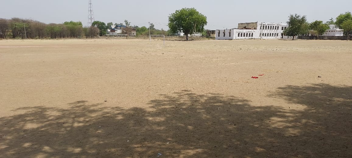 चित्तौड़गढ़ - मैदान हुआ खाली फिर भी वसूली बाकी,पीजी कॉलेज के खेल मैदान के दुरुपयोग का मामला