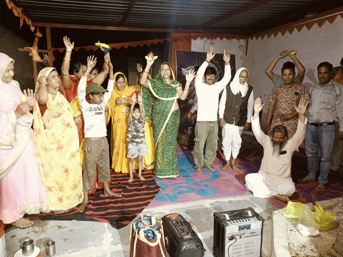 चित्तौड़गढ़ / कपासन - सर्व सनातन समाज द्वारा प्रति एकादशी भजन संकीर्तन यात्रा कार्यक्रम जारी