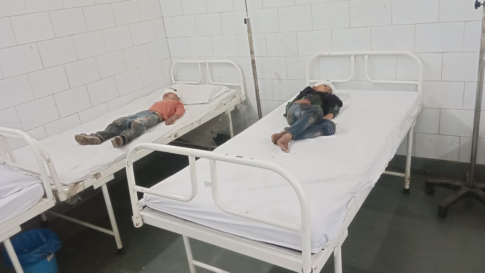 चित्तौड़गढ़ - बारिश के दौरान गिरी ईंटों से बनी दीवार, दो मासूम की मौत