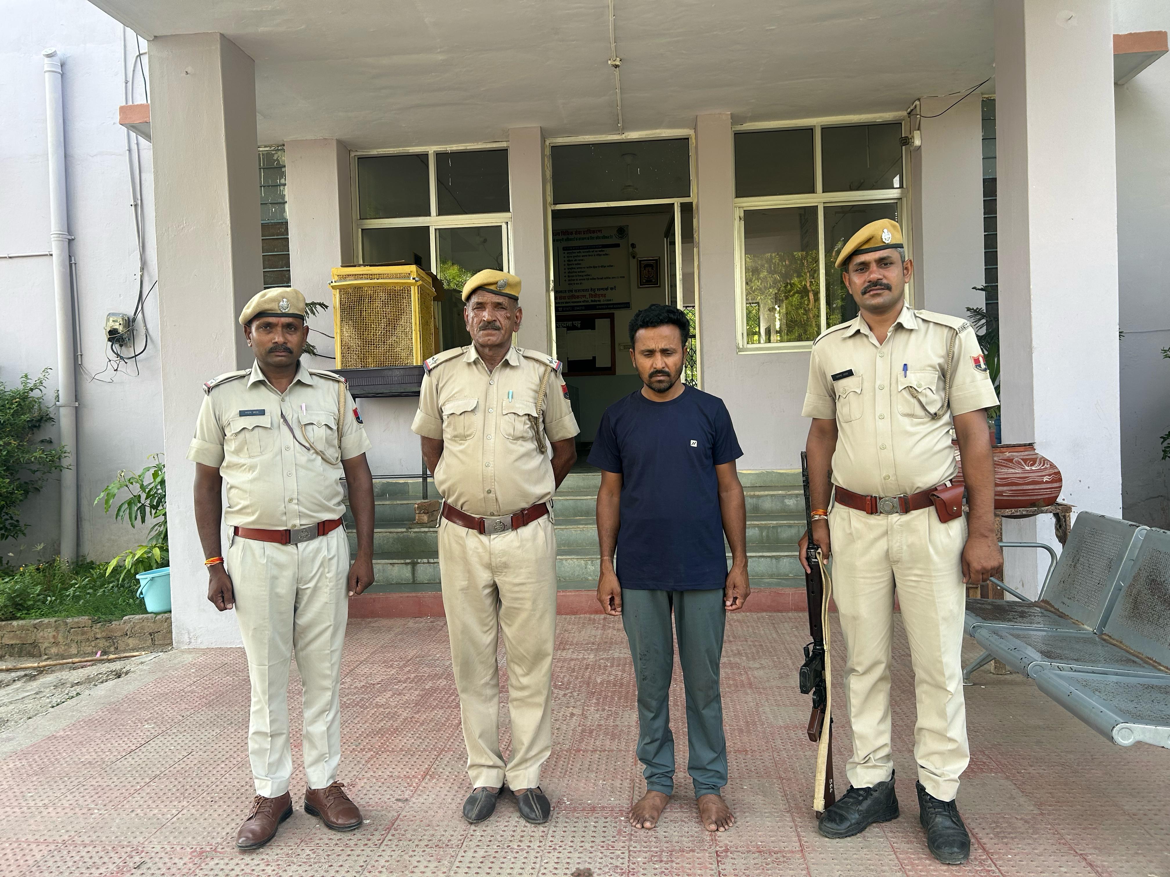 चित्तौड़गढ़ - नकबजनी की वारदात का पर्दाफाश, एक आरोपी गिरफ्तार, एक नामजद