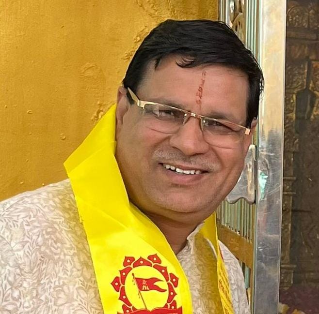 चित्तौड़गढ़ - राष्ट्रीय सनातन सेना में राजेंद्र शर्मा प्रदेश उपाध्यक्ष नियुक्त