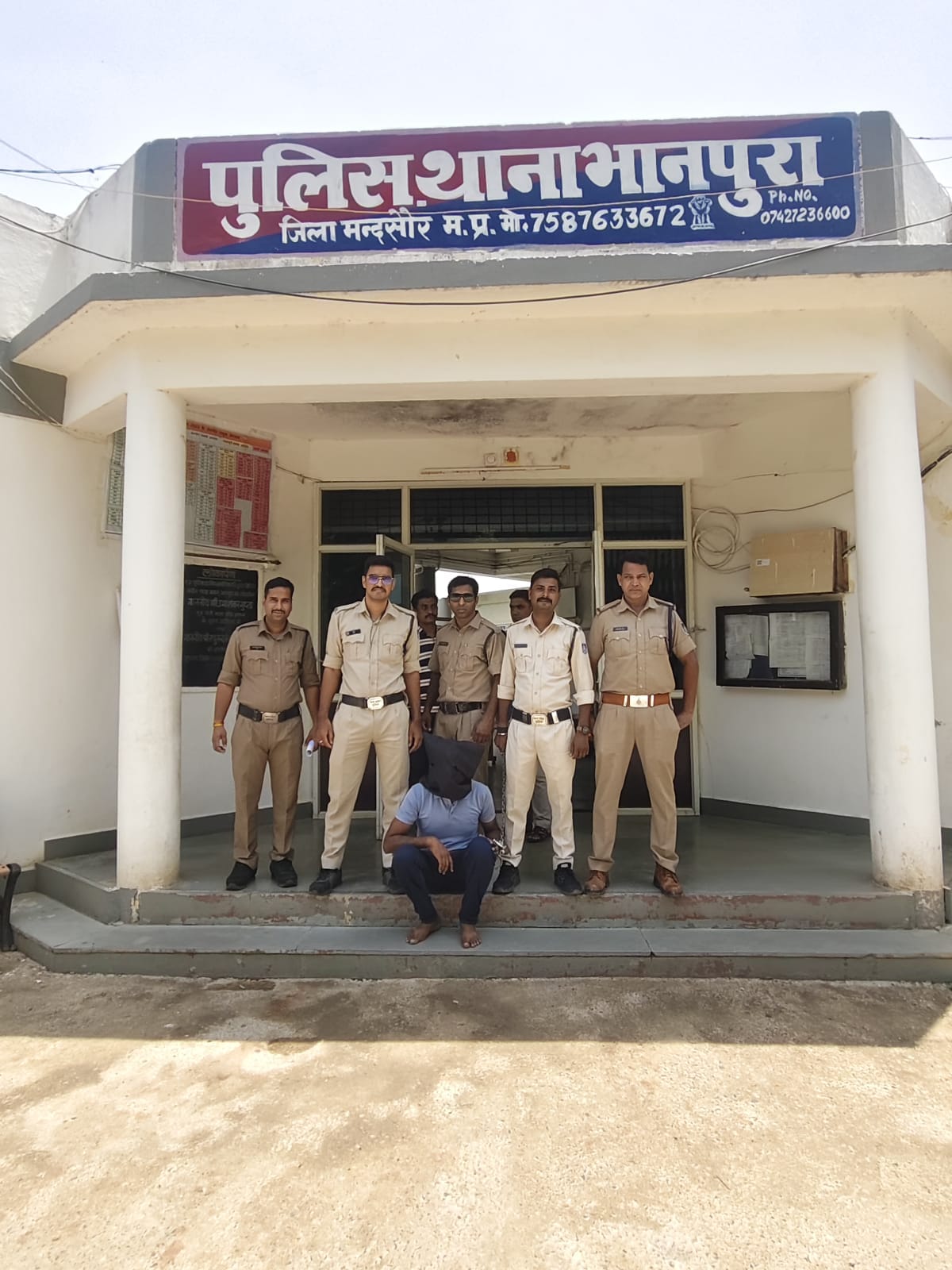 चित्तौड़गढ़ - चित्तौड़ पुलिस की गिरफ्त से बैतूल में फरार हुआ फरार हुए शातिर बदमाश को मंदसौर पुलिस ने दबोचा