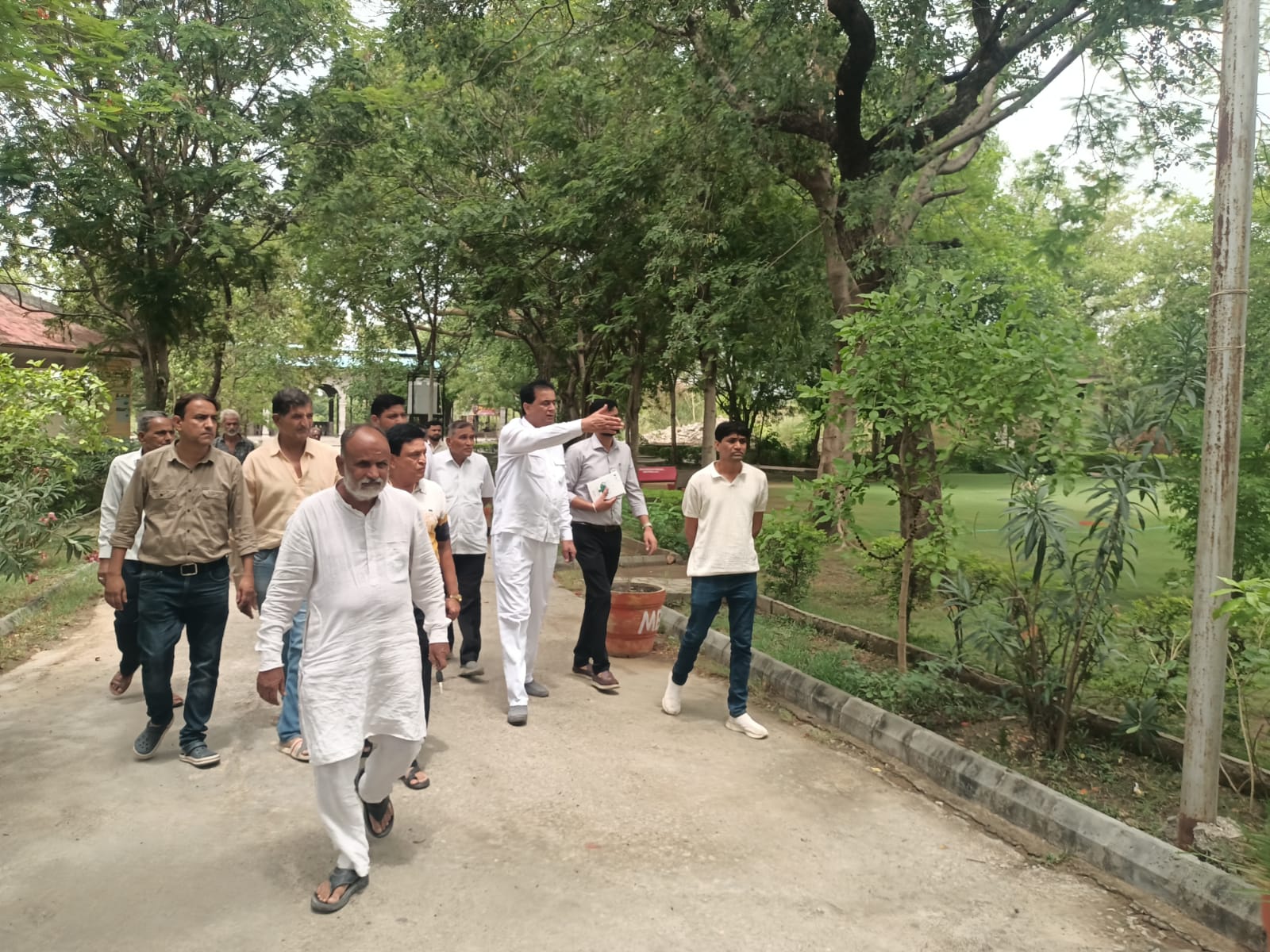 चित्तौड़गढ़ / निम्बाहेड़ा - विधायक कृपलानी ने किया मोक्ष धाम का निरीक्षण
