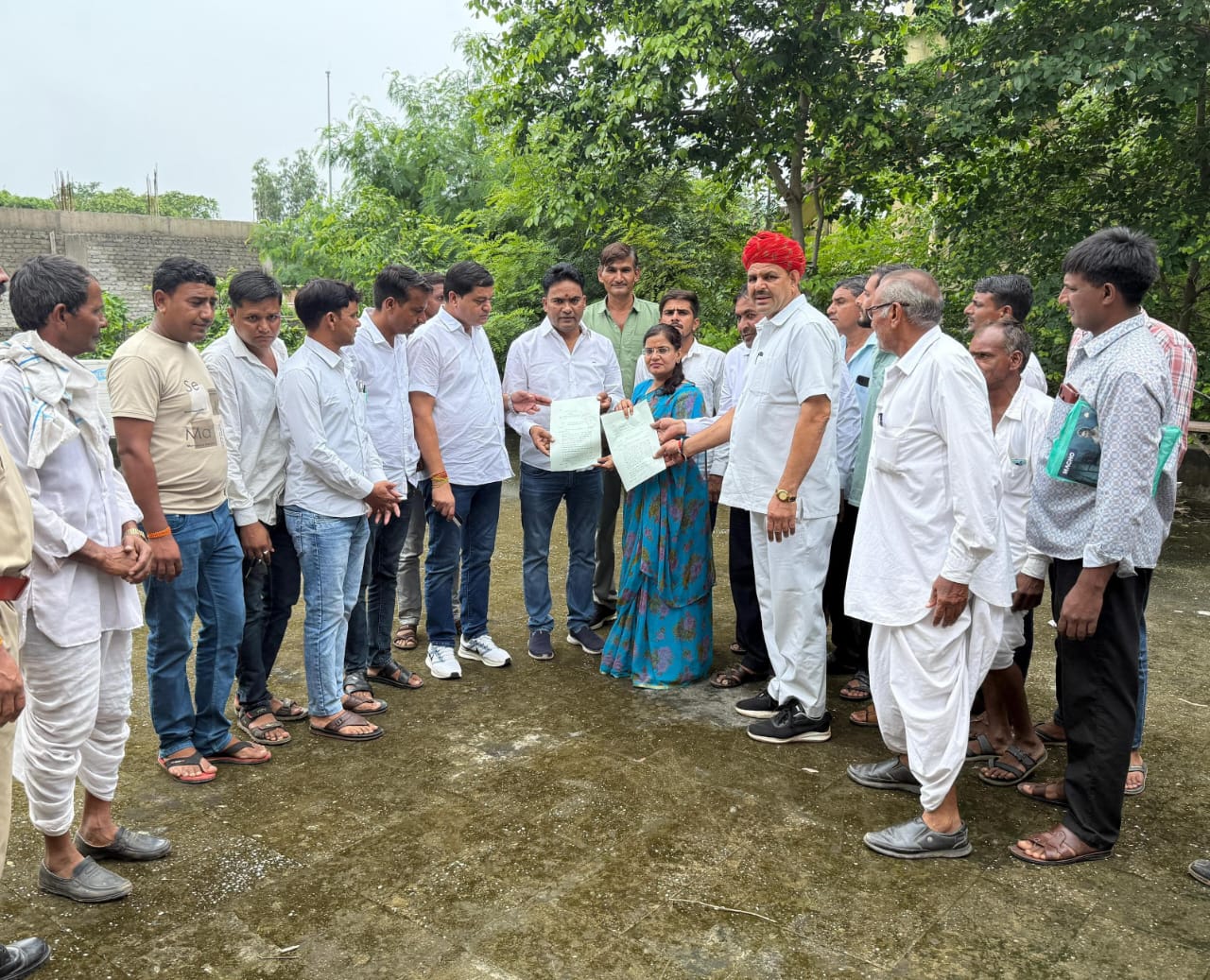 चित्तौड़गढ़ - अतिवृष्टि से किसानो की फसलो को हुए नुकसान की शीघ्र गिरदावरी कराये सरकार - आक्या