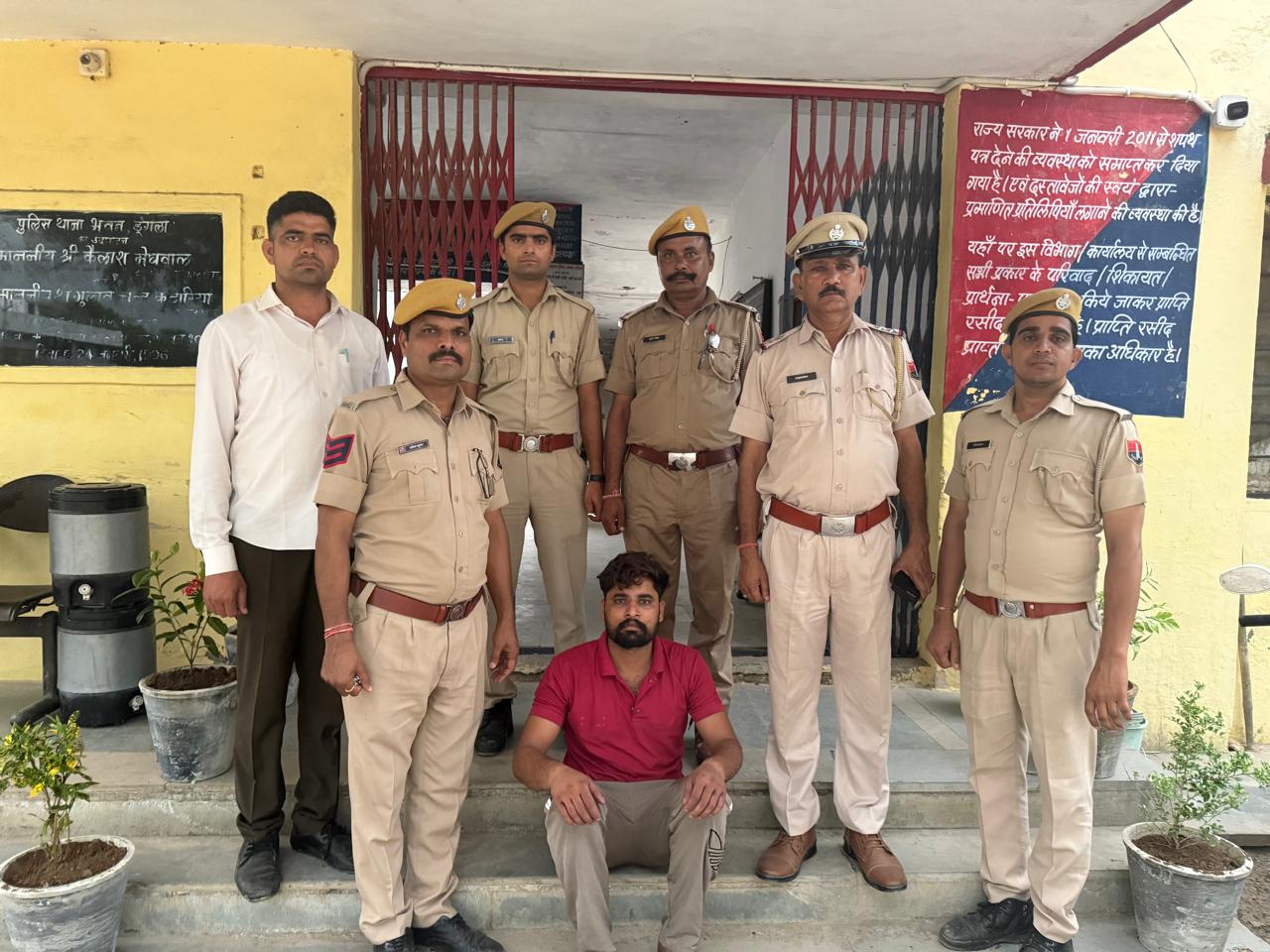 चित्तौड़गढ़ / डूंगला - निर्माणाधीन मंदिर को क्षतिग्रस्त करने के मामले का आरोपी गिरफ्तार