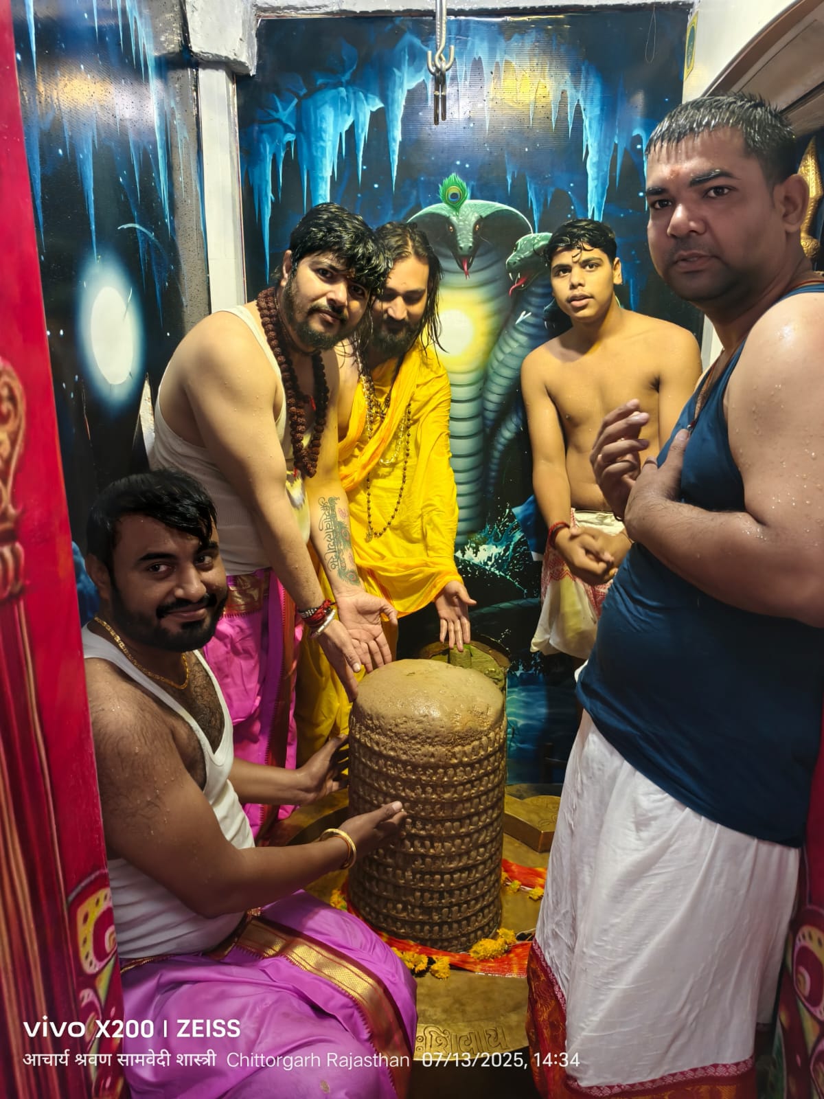 चित्तौड़गढ़ - बारिश की कामना को लेकर हजारेश्वर महादेव मंदिर में हुआ सहस्त्र धारा अभिषेक