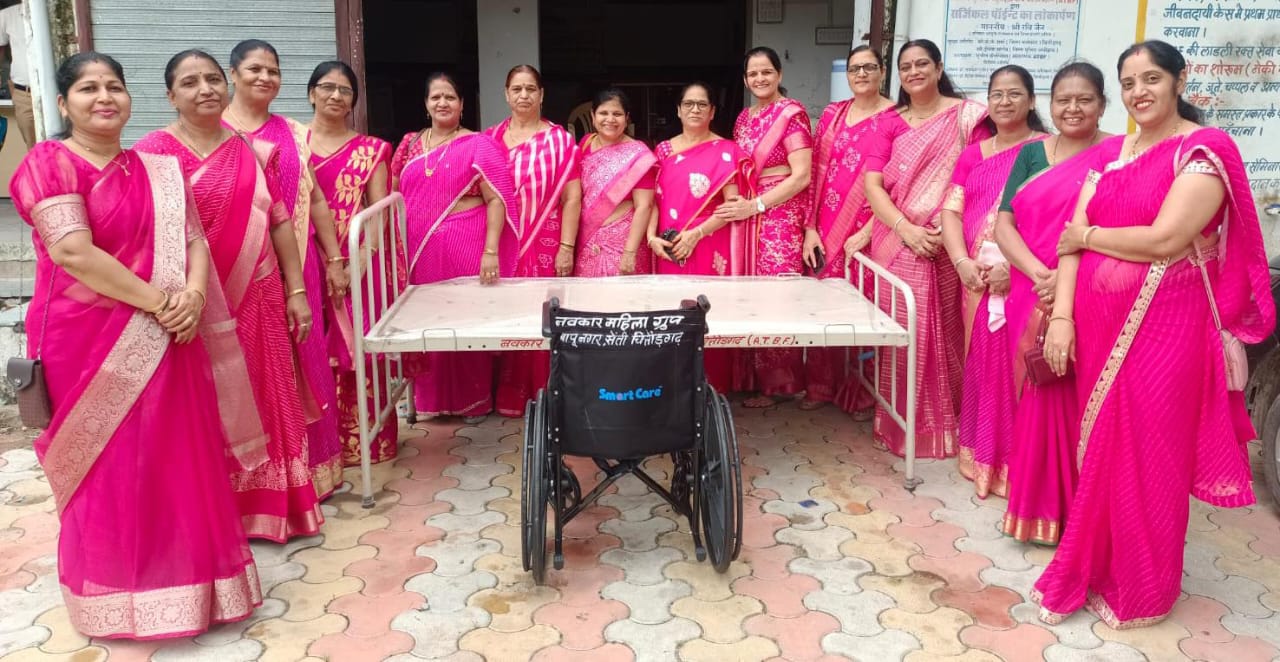  चित्तौड़गढ़ - सेवा के संकल्प के साथ नवकार महिला ग्रुप ने एटीबीएफ को सर्जिकल उपकरण किए भेंट