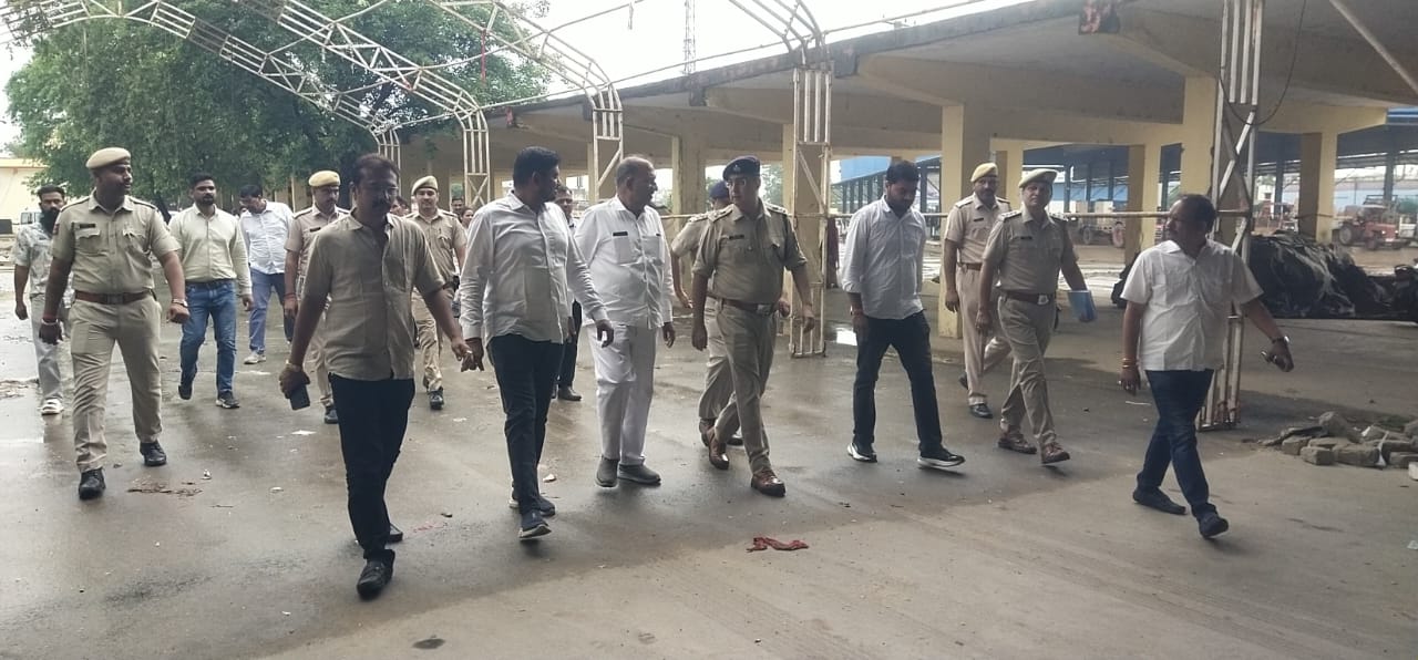 चित्तौड़गढ़  / निम्बाहेड़ा  -  सीएम शर्मा के निम्बाहेड़ा में प्रस्तावित दौरे को लेकर एसपी जोशी ने किया तैयारियों का निरीक्षण
