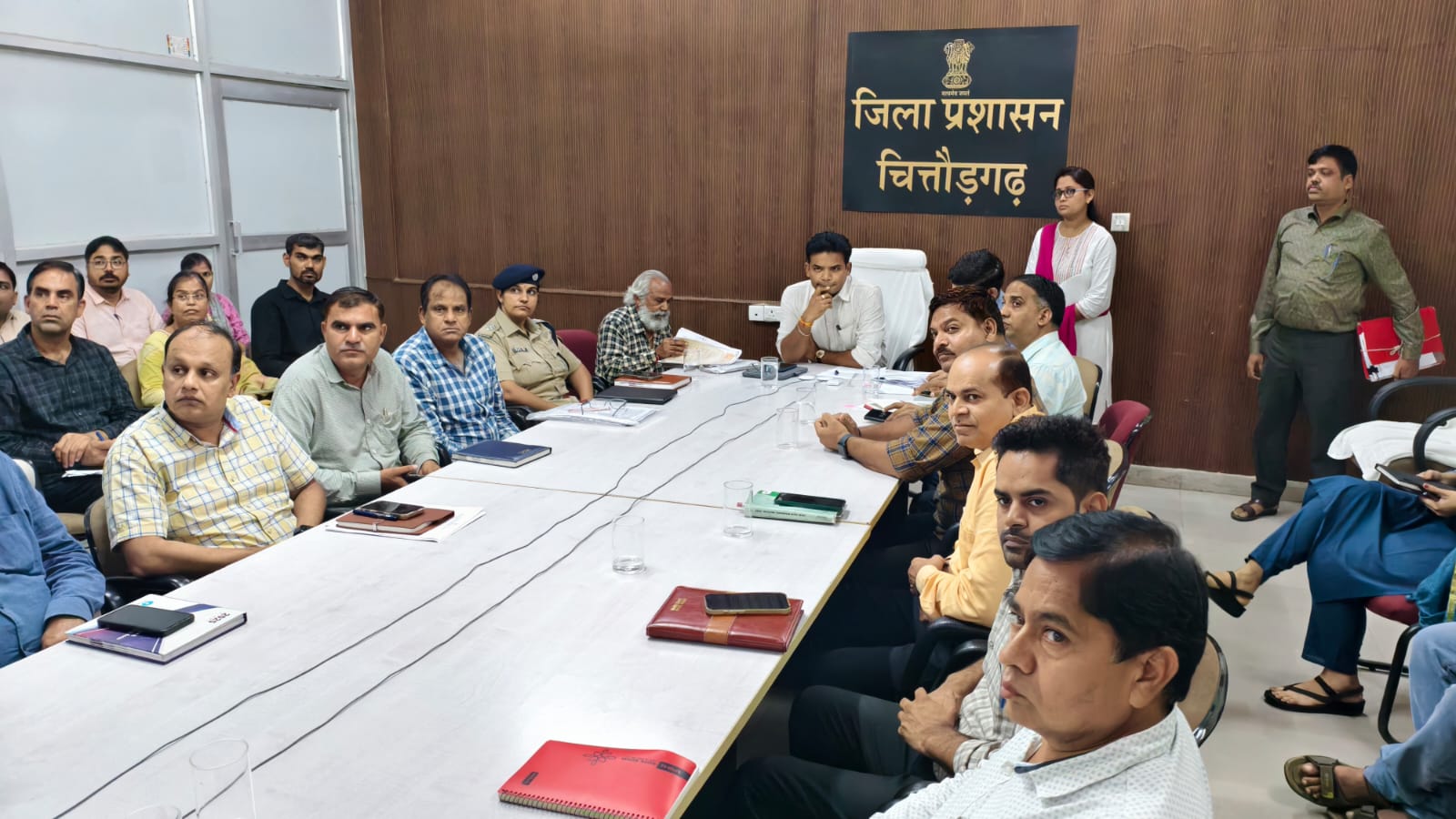 चित्तौड़गढ़   -   जिला स्तरीय जन सुनवाई, जन अभियोग एवं सतर्कता समिति की बैठक आयोजित