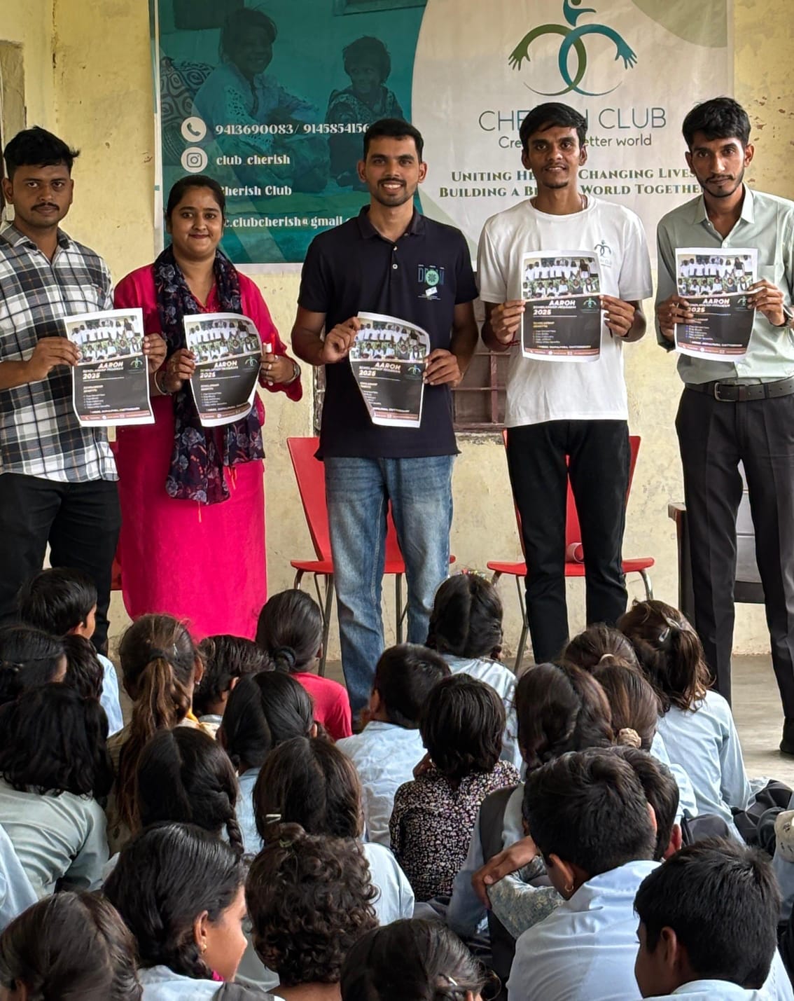 चित्तौड़गढ़ / बेंगू   -  चेरिश क्लब द्वारा आरोह छात्रवृत्ति 2.0 के पोस्टर का हुआ विमोचन