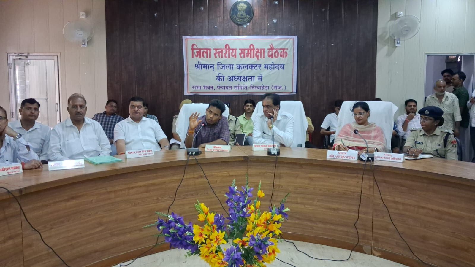 चित्तौड़गढ़ - मुख्यमंत्री शर्मा के प्रस्तावित निंबाहेड़ा दौरे को लेकर तैयारियों की समीक्षा
