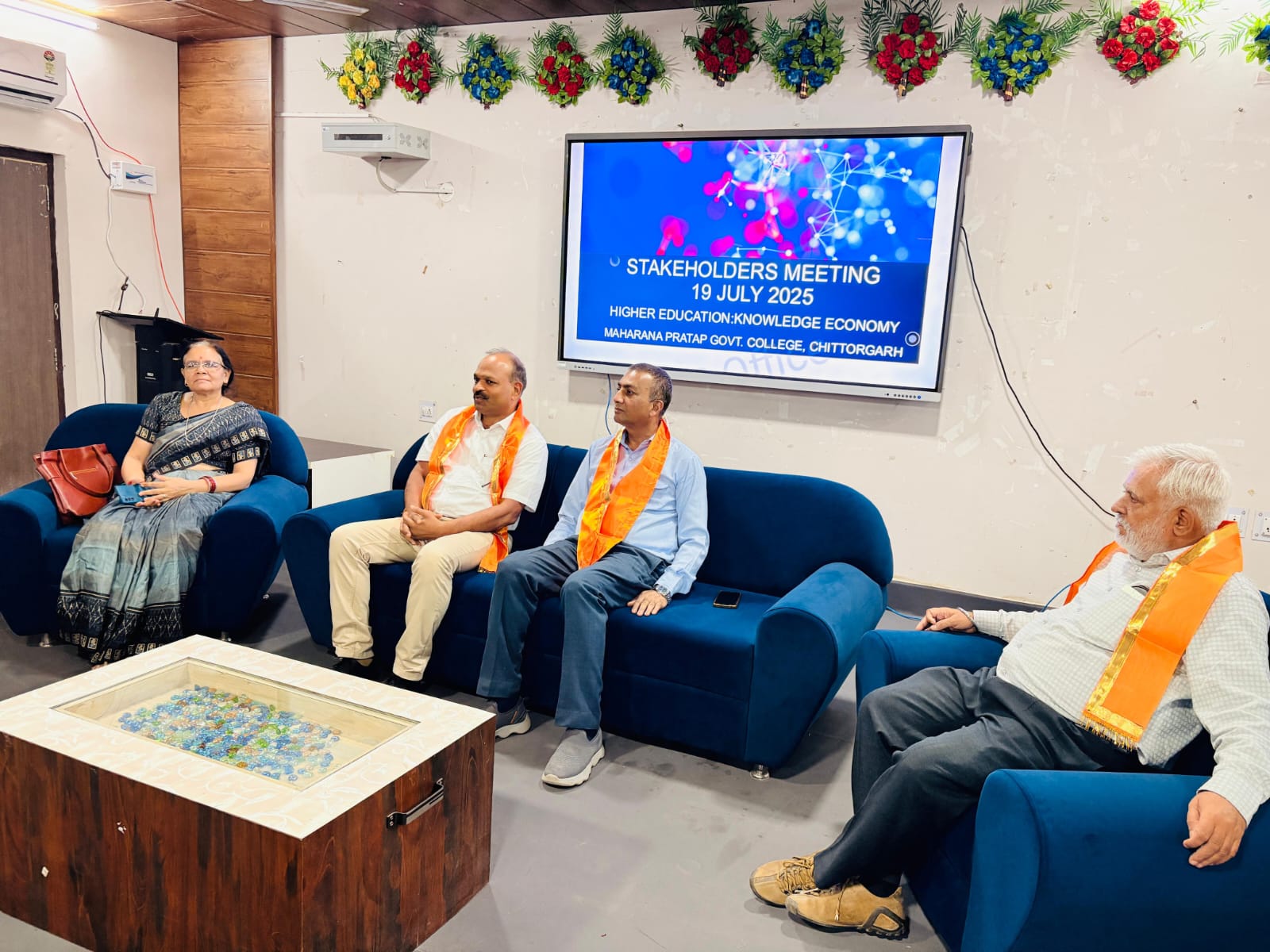 चित्तौड़गढ़ -  हितग्राही परिचर्चा में नोलेज इकोनोमी निर्माण पर मंथन महाराणा प्रताप महाविद्यालय में आयोजित हुआ कार्यक्रम