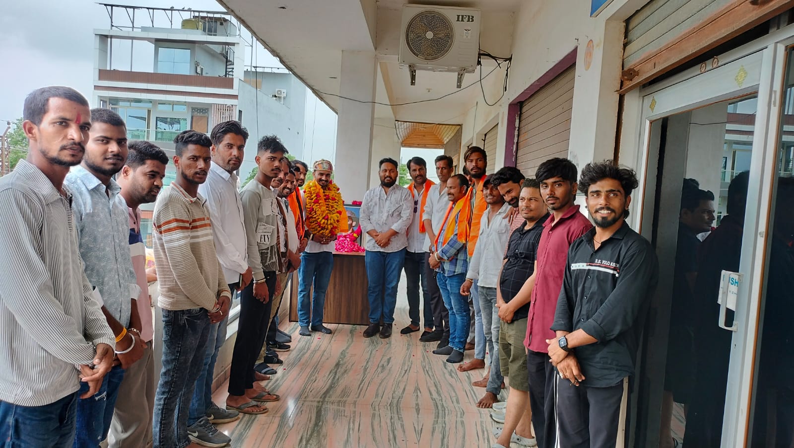 चित्तौड़गढ़ - नवनियुक्त जिलाध्यक्ष का स्वागत किया