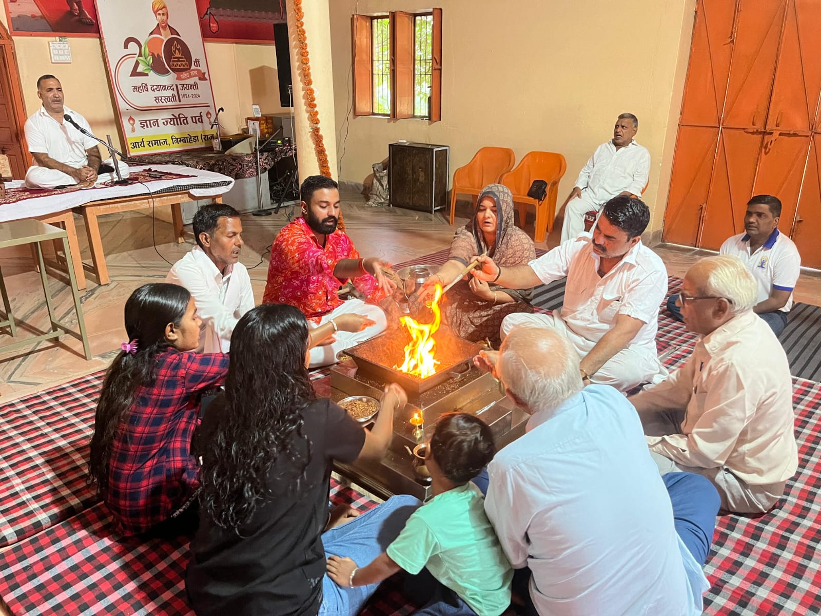 चित्तौड़गढ़ / निंबाहेड़ा - विधायक कृपलानी की दीर्घायु कामना के लिया किया हवन