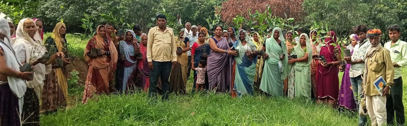  चित्तौड़गढ़ - किसानो को जैविक खाद वर्मी कम्पोस्ट बनाना सिखाया