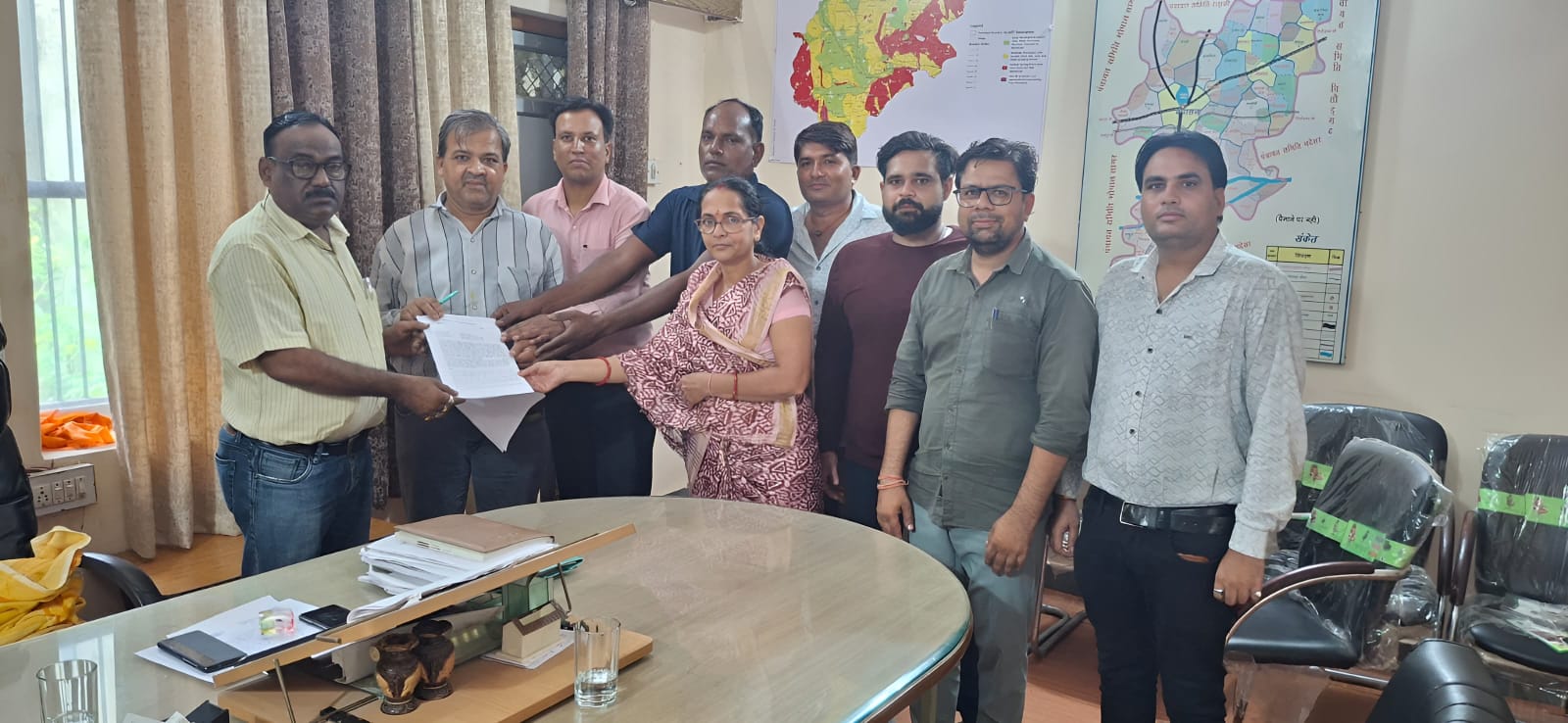  चित्तौड़गढ़ / कपासन‌ - मंत्रालयिक संवर्ग की फेक शिकायतों पर ब्लॉक स्तर पर जताया आक्रोष 