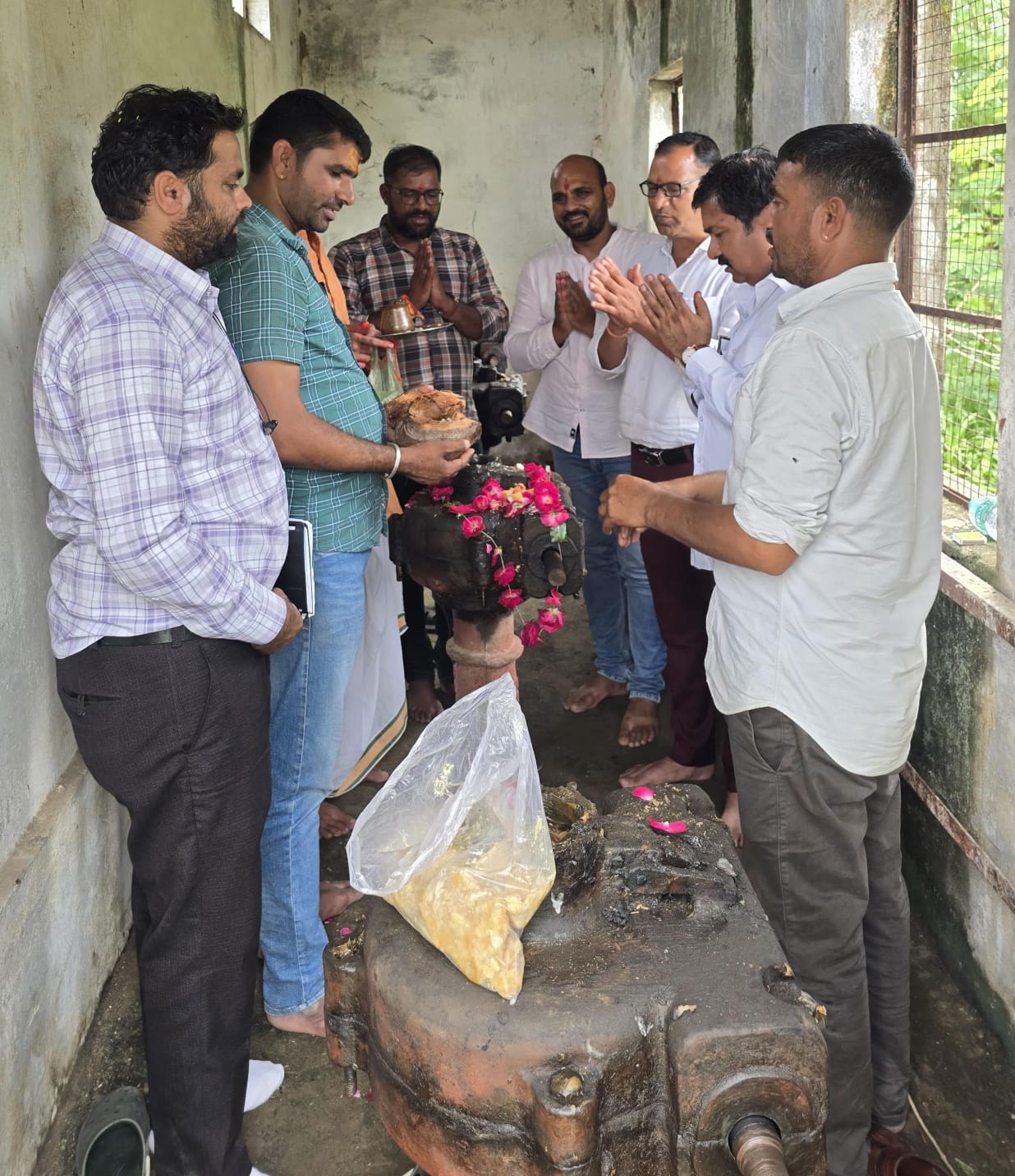चित्तौड़गढ़ / कपासन  - विधिवत पूजा के साथ खोले गए धमाणा कपासन फीडर के गेट