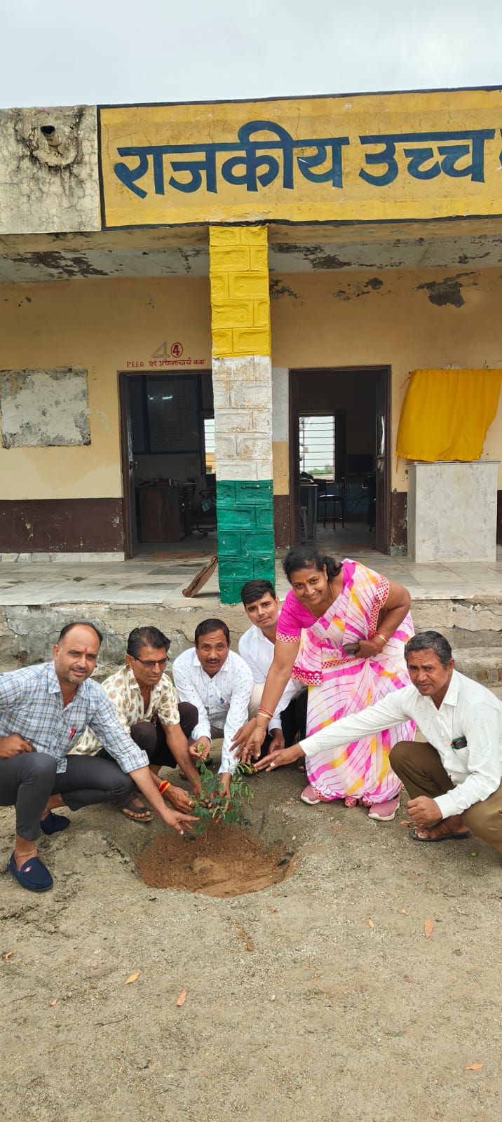 पाली / गुरड़ाई में हरियाली अमावस्या पर 1500 पौधे लगाए व बांटे गए