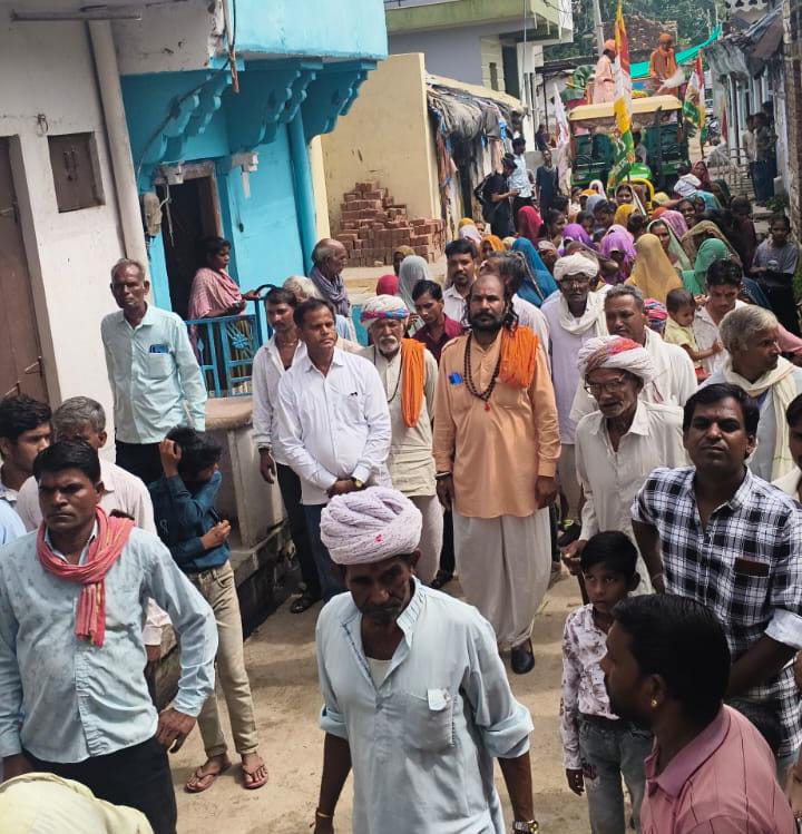  चित्तौड़गढ़ - पांच दिवसीय अखंड रामधुन का समापन, जुलूस में उमड़ा जनसैलाब
