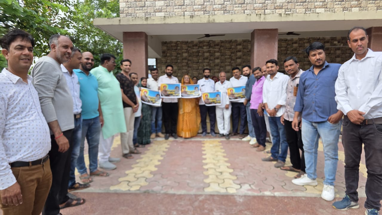  चित्तौड़गढ़  / कपासन -  विधायक जीनगर ने किया सांवरिया सेठ के नए भजन का लॉन्च