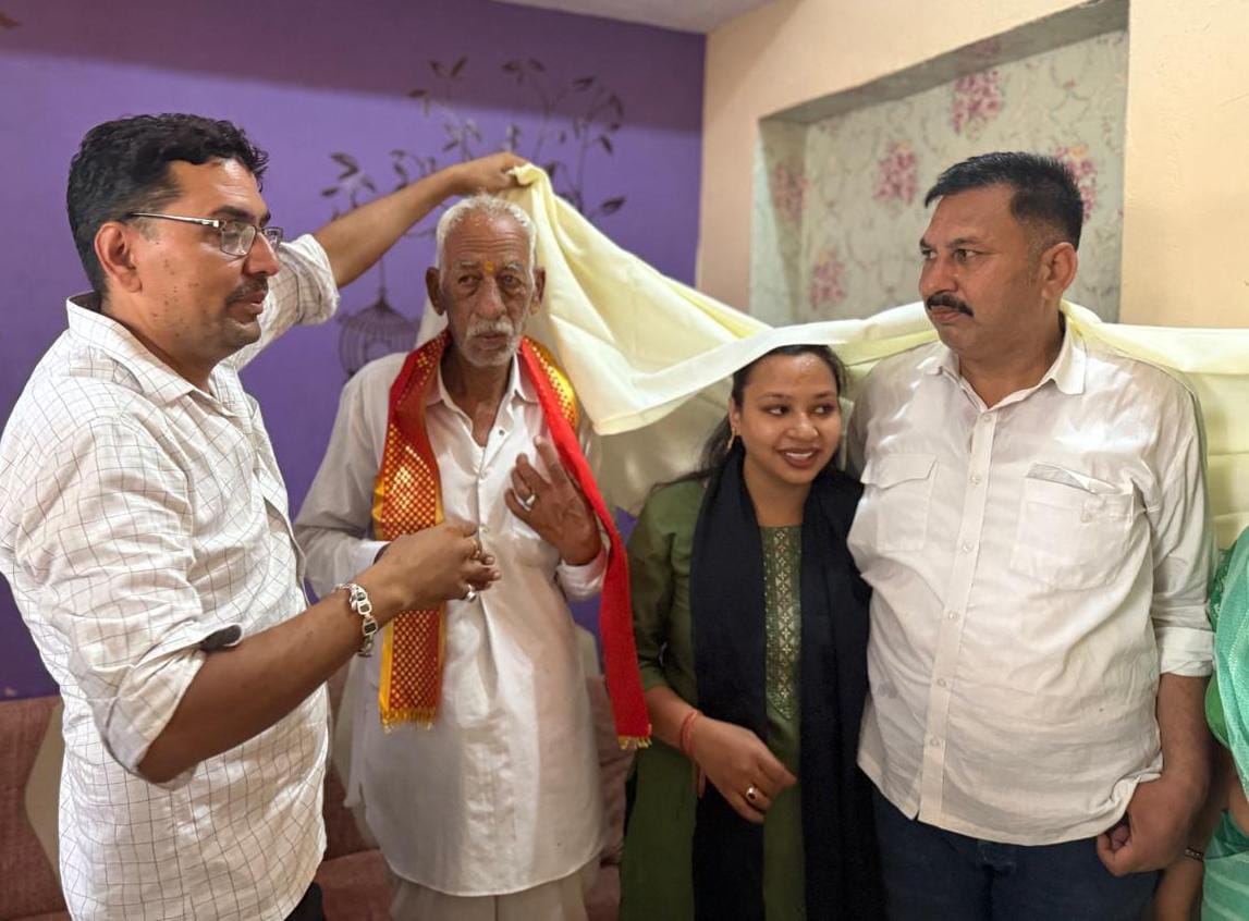  चित्तौड़गढ़ - सूचना सहायक पद पर नियुक्ति पर अंजलि का हुआ स्वागत
