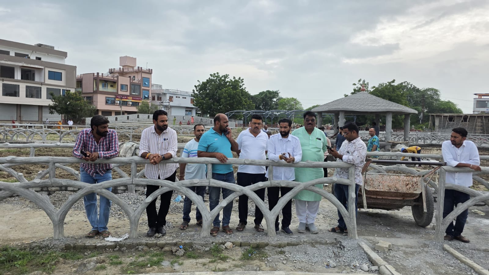  चित्तौड़गढ़ / कपासन -  विधायक  जीनगर ने किया पालिका क्षेत्र में निर्माणाधीन कार्यो का निरीक्षण