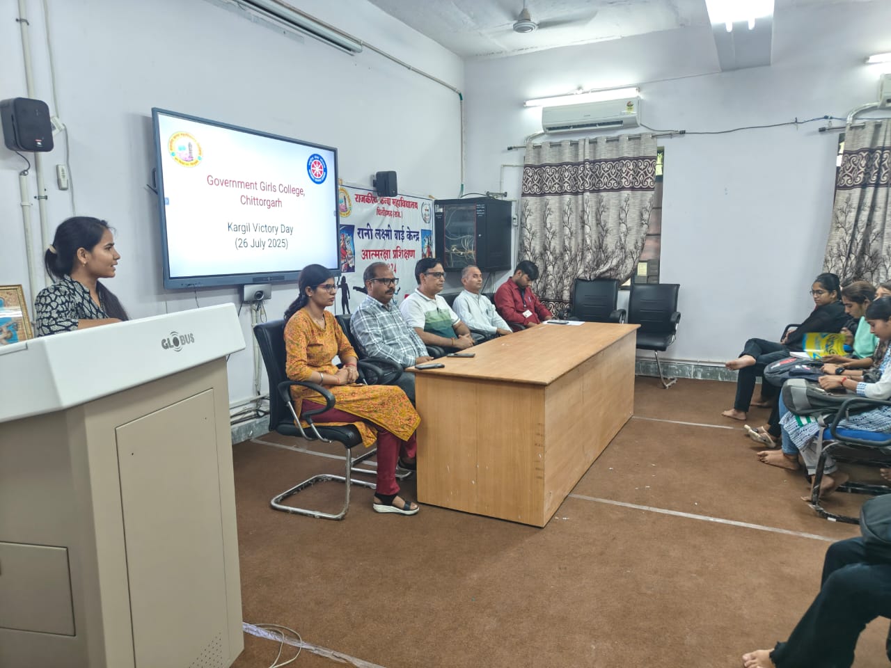 चित्तौड़गढ़ - कन्या महाविद्यालय में मनाया कारगिल विजय दिवस 