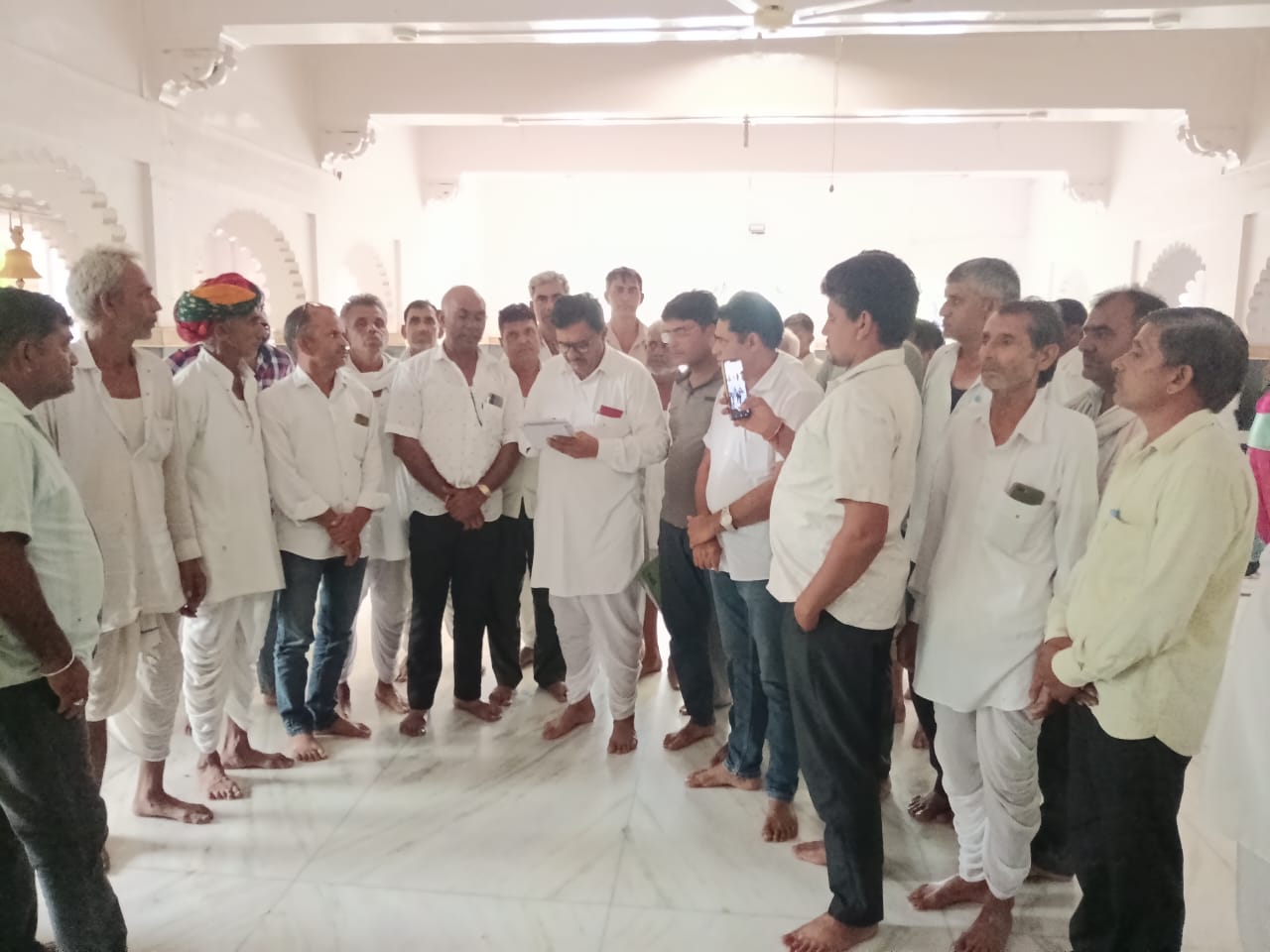  चित्तौड़गढ़ / डूंगला - अखिल मेवाड़ जाट समाज के अध्यक्ष का चुनाव निर्विरोध सम्पन्न 