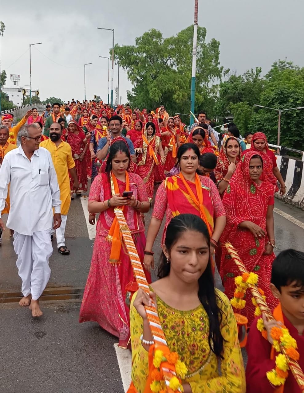  चित्तौड़गढ़ - आस्था एवं विश्वास से निकली कावड़ यात्रा