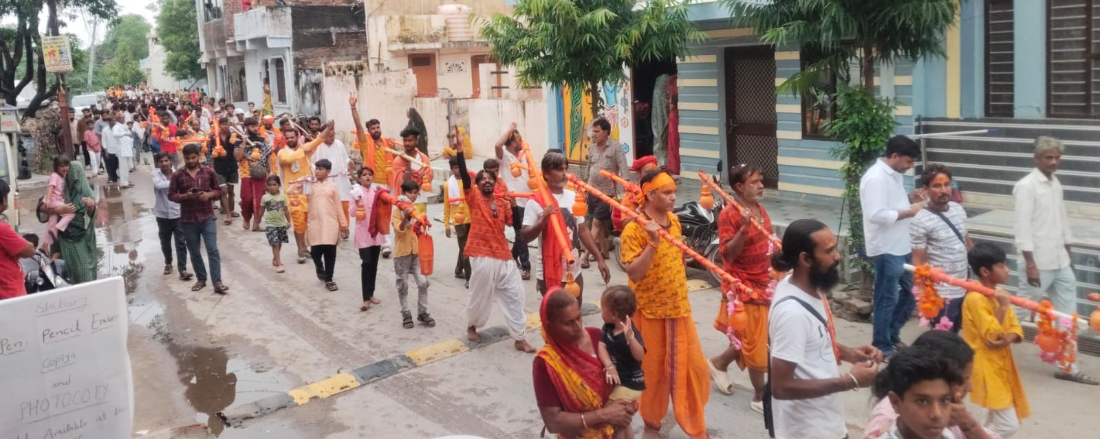  चित्तौड़गढ़ / बेंगू   - लगातार 18 वें वर्ष झरिया महादेव से नीलकंठ महादेव पहुँची कावड़यात्रा