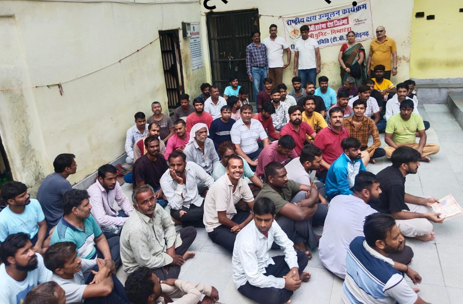  चित्तौड़गढ़ / निंबाहेड़ा - टीबी मुक्त भारत अभियान के तहत कैदियों की स्क्रीनिंग