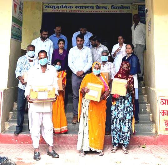 चित्तौड़गढ़ / बिनोता - टीबी मुक्त बनाने को लेकर बिनोता चिकित्साकर्मी बने निक्षय मित्र