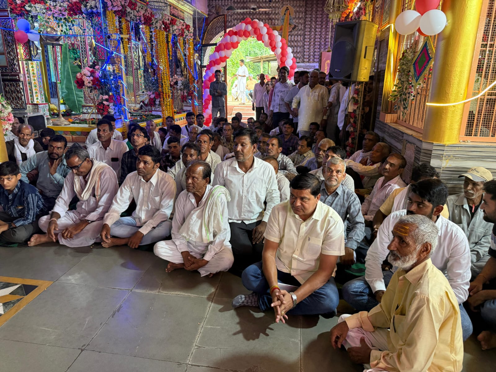  चित्तौड़गढ़ / निंबाहेड़ा - श्री सगस बावजी के जन्मोत्सव कार्यक्रम में पहुंचे जिला प्रमुख, कार्यक्रम में लिया भाग, क्षेत्र में खुशहाली की कामना की