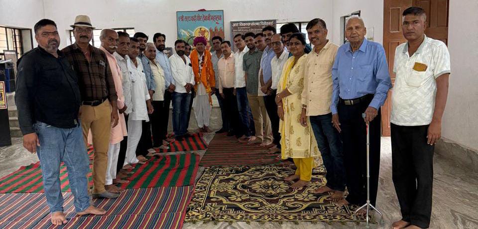  चित्तौड़गढ़ - जाट पुनः ब्लॉक अध्यक्ष के लिए निर्विरोध निर्वाचित