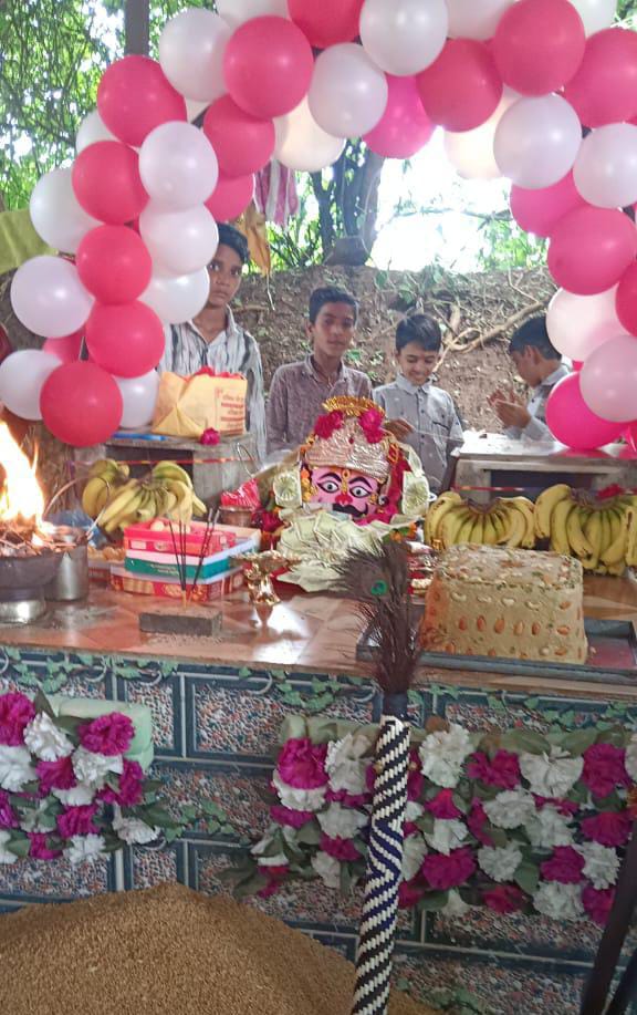  चित्तौड़गढ़ - धूमधाम से मनाया एराल में कल्लाजी बावजी का जन्मोत्सव