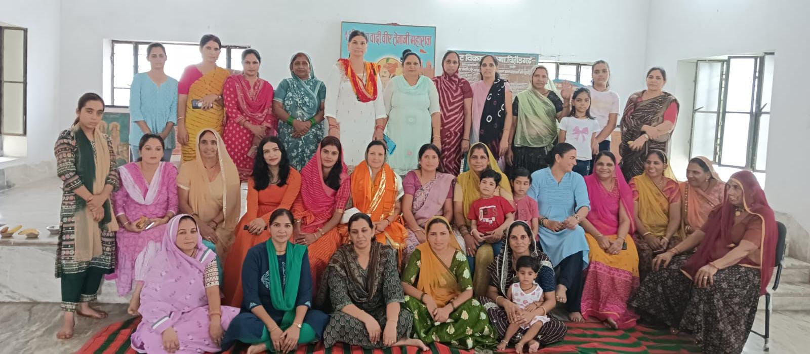  चित्तौड़गढ़ - जिलाध्यक्ष पद पर सीता जाट को किया निर्विरोध निर्वाचित