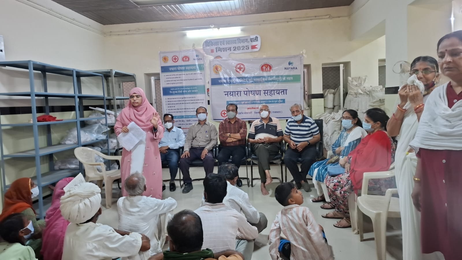 पाली / टीबी मुक्त भारत अभियान अन्तर्गत 200 टीबी रोगियों को बांटे पोषण किट