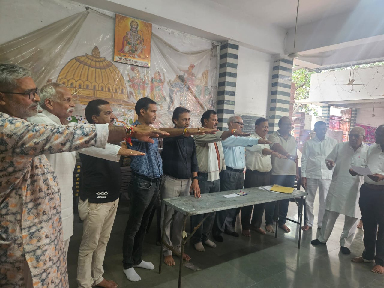 चित्तौड़गढ़ - श्रीराम दरबार सेवा समिति की कार्यकारिणी निर्विरोध निर्वाचित