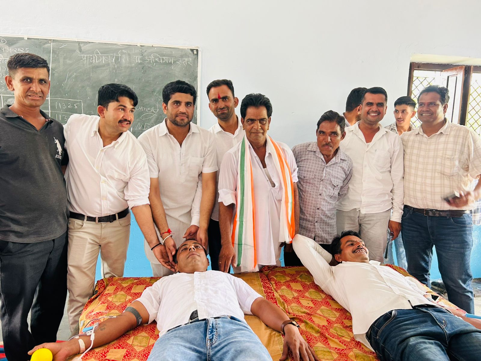 चित्तौड़गढ़ - स्वतंत्रता दिवस पर बानसेन में 82 रक्तवीरों ने दी शहीदों को श्रद्धांजलि