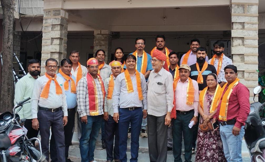  चित्तौड़गढ़ / कपासन - मेनारिया नगर पालिका कर्मचारी फेडरेशन के सर्वसम्मति से अध्यक्ष निर्वाचित 