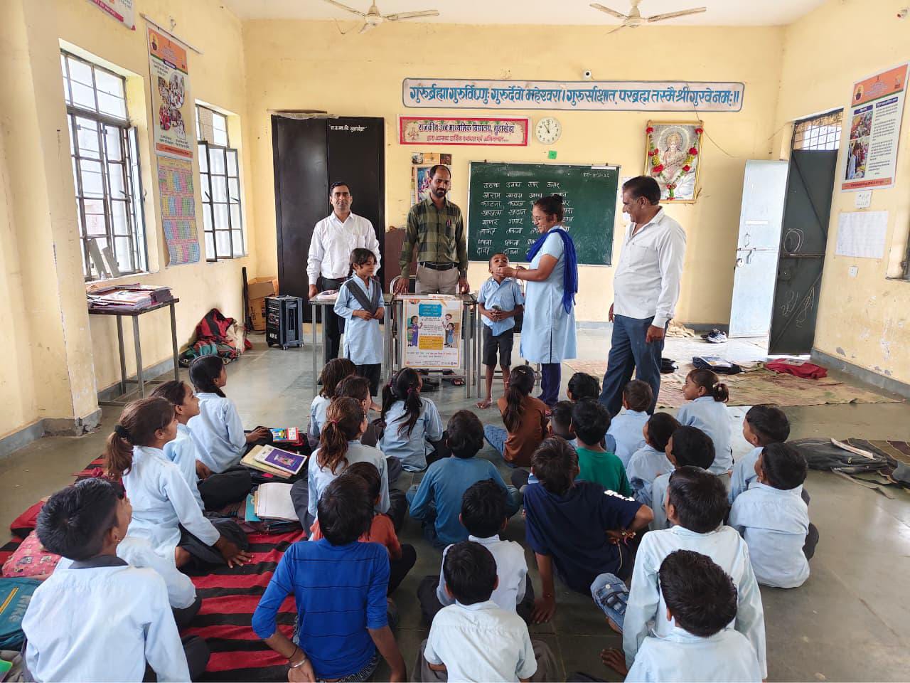  चित्तौड़गढ़ / निंबाहेड़ा - कृमि मुक्ति दिवस आयोजन के साथ प्रबल कार्यक्रम मूल्यांकन समिति का हुआ गठन 