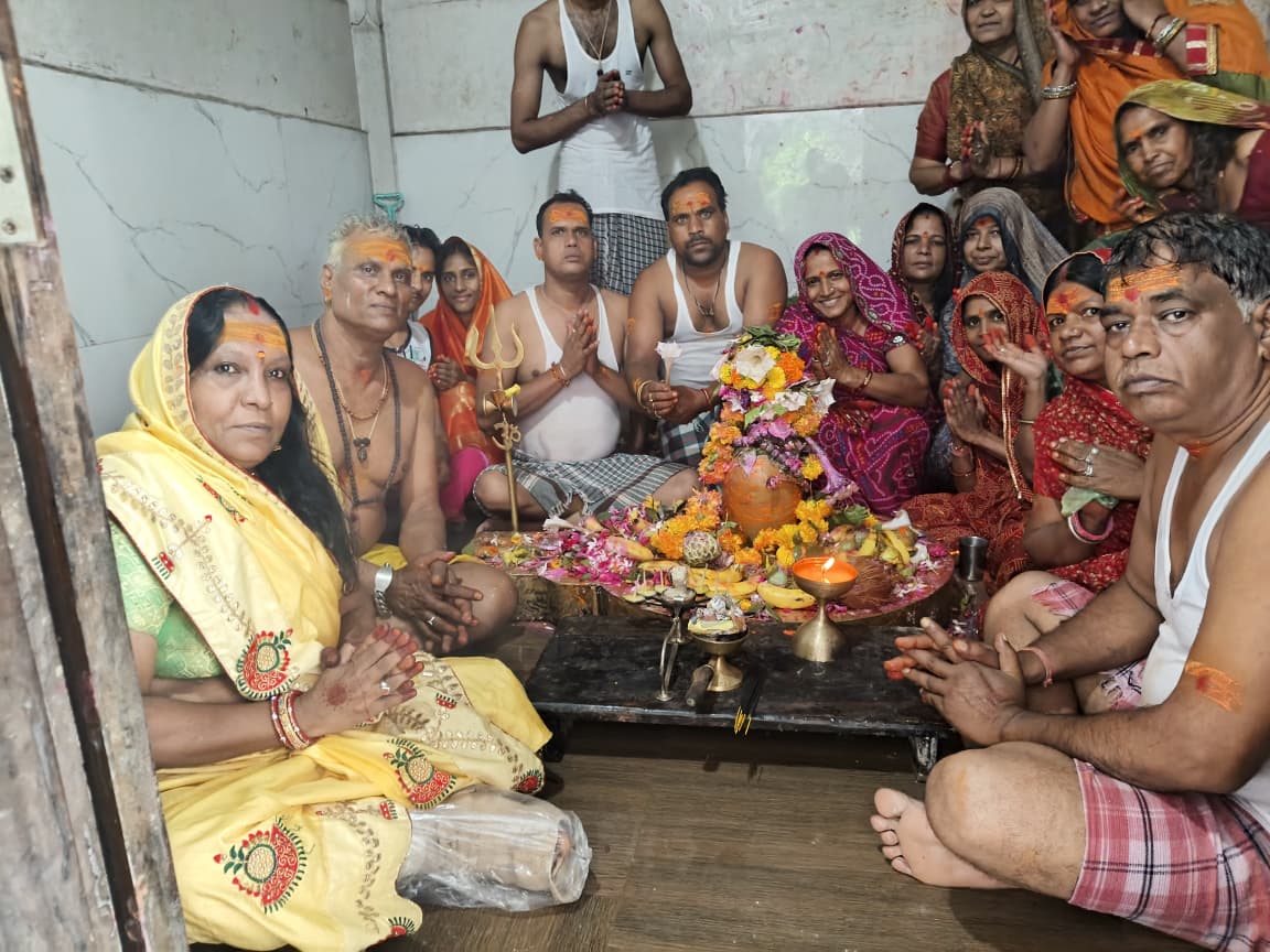  चित्तौड़गढ़ / बिनोता - पातेश्वर महादेव की पूजा अर्चना कर बारिश की कामना