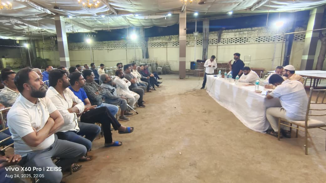 चित्तौड़गढ़ - ईद मिलादुन्नबी पर्व की तैयारियों को लेकर अंजुमन की बैठक आयोजित