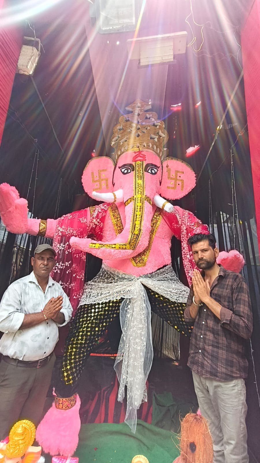 चित्तौड़गढ़ - गणपति स्थापना के साथ एमएसपी के डांडिया की धूम जारी