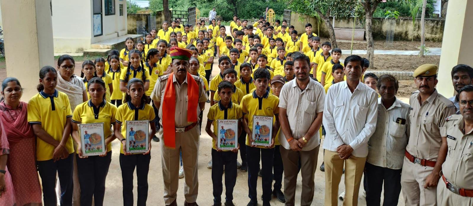 चित्तौड़गढ़ / कनेरा - मेजर ध्यानचंद खेल महोत्सव भारत दौड से हुई सम्पन्न