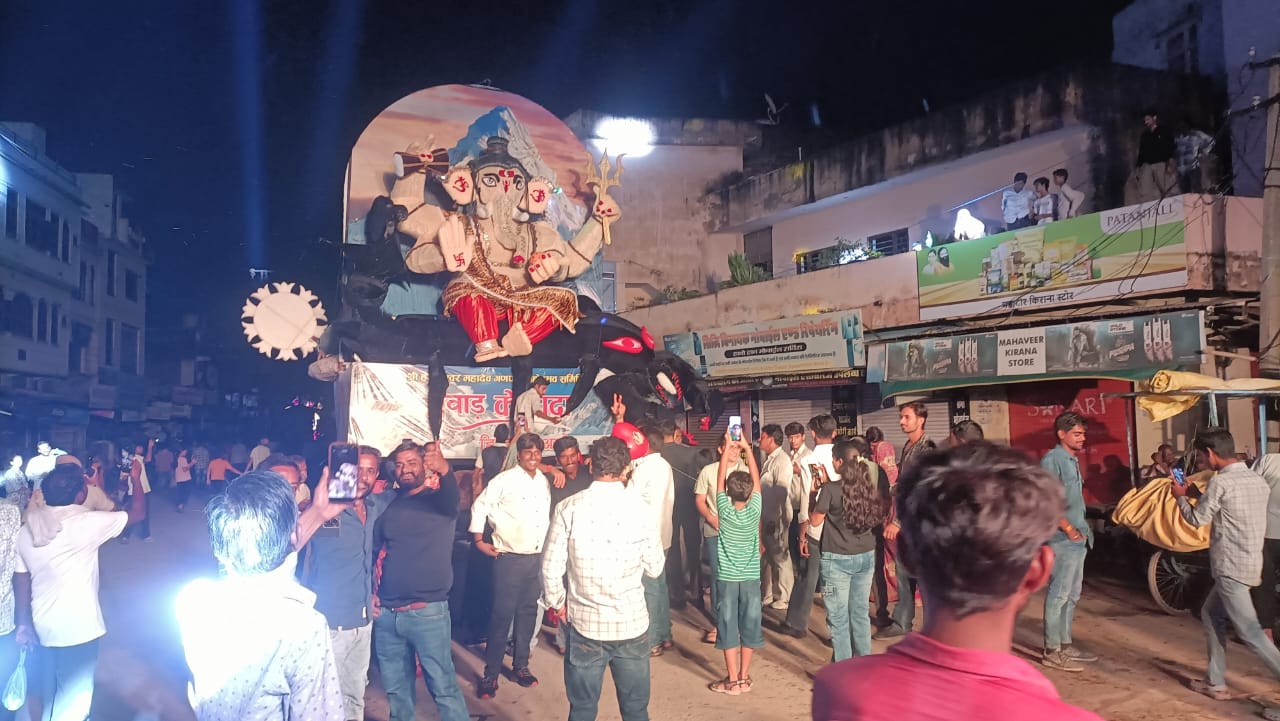चित्तौड़गढ़ - चित्तौड़गढ़ में अनंत चतुर्दशी का चल महोत्सव शुरू