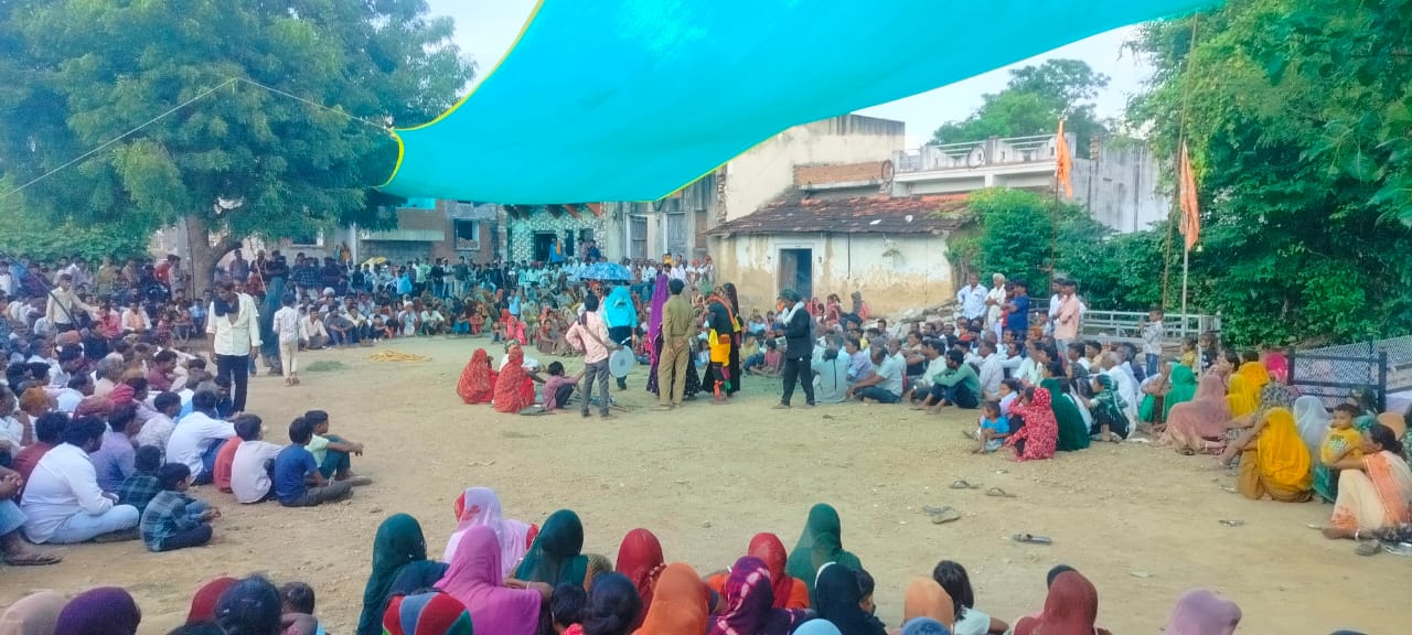 चित्तौड़गढ़ / कपासन - कीरखेड़ा में हुआ गवरी का मंचन