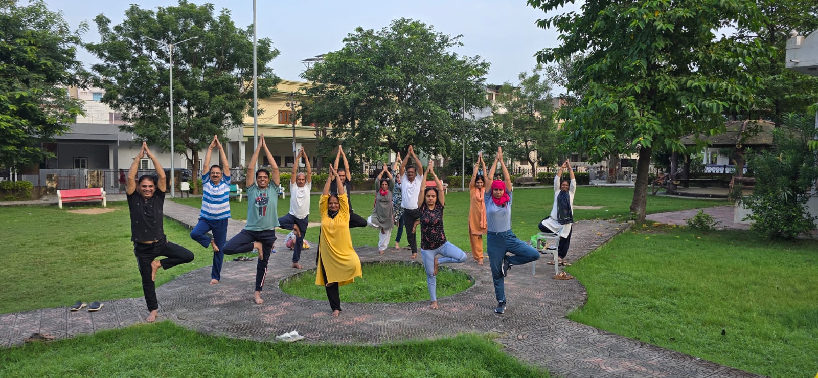 चित्तौड़गढ़ - भारत विकास परिषद द्वारा संचालित नियमित योग कक्षा