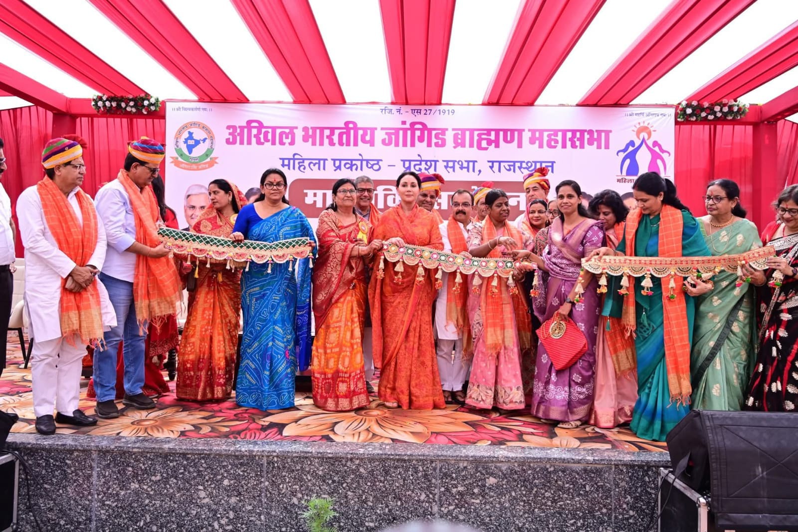 चित्तौड़गढ़ - ब्यावर में मातृशक्ति सम्मेलन में उमड़ा उत्साह, चित्तौड़गढ़ की सुनीता शर्मा का हुआ सम्मान